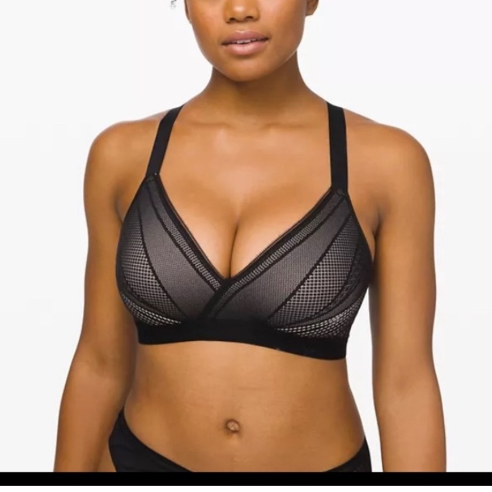 Lululemon Awake to Lace Bra Bundle – 34D – Cream & Black – Like New - Picture 2 of 9